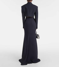 Valentino Giacca Cr√É¬™pe Couture cropped blazer