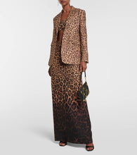 Valentino Leopard-print Cr√É¬™pe Couture blazer