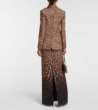 Valentino Leopard-print Cr√É¬™pe Couture blazer