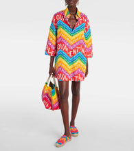 Valentino Logo cotton shirt dress