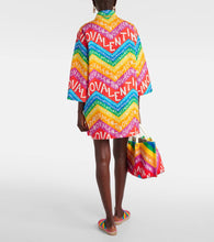 Valentino Logo cotton shirt dress