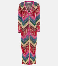 Valentino Logo knitted jacquard midi dress. Valentino Logo针织提花中长连衣裙