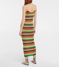 Valentino Lurex√Ç¬Æ striped midi dress