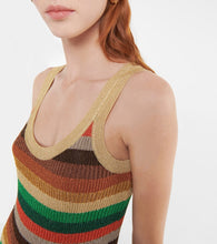 Valentino Lurex√Ç¬Æ striped midi dress