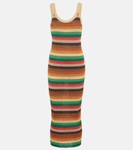 Valentino Lurex√Ç¬Æ striped midi dress