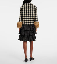 Valentino Macro Pied De Poule tweed jacket