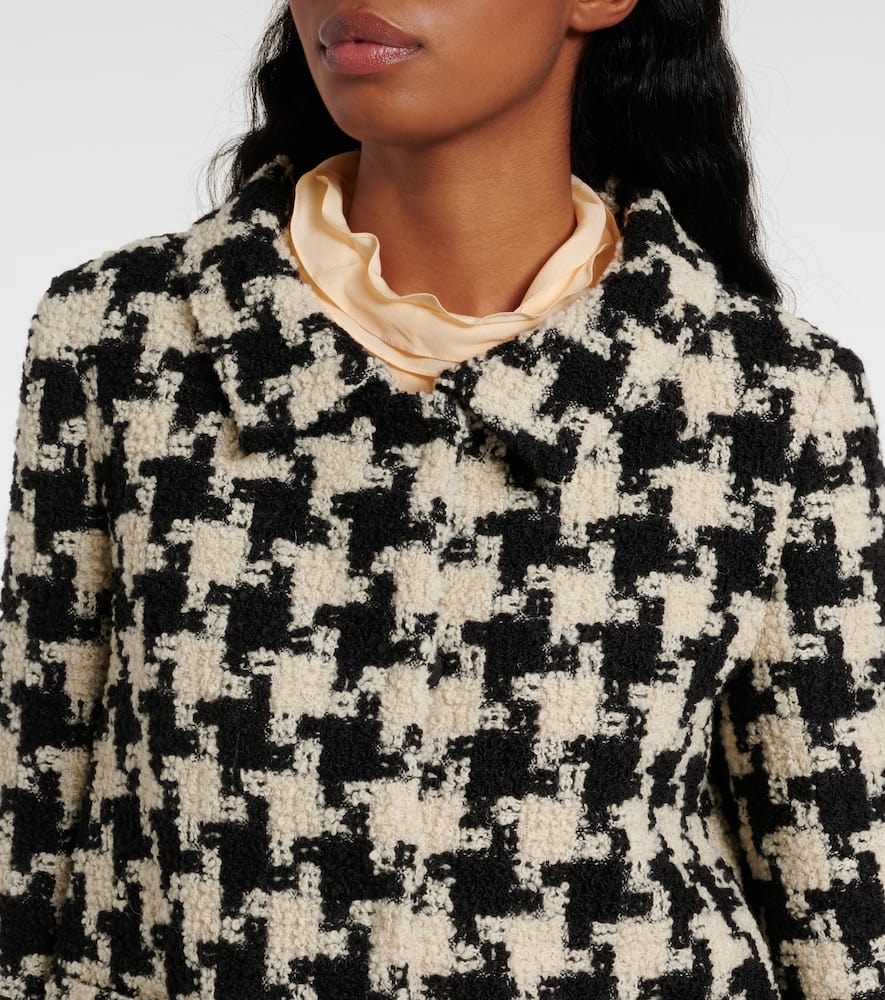 Valentino Macro Pied De Poule tweed jacket