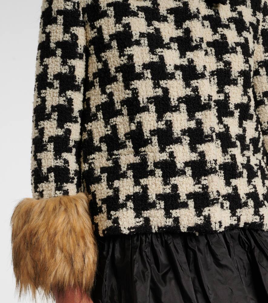 Valentino Macro Pied De Poule tweed jacket