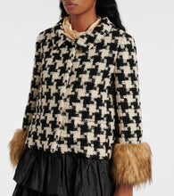 Valentino Macro Pied De Poule tweed jacket