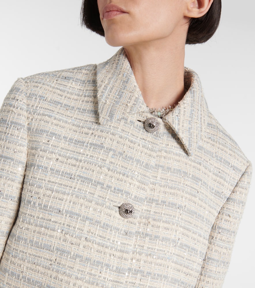 Valentino Mossi cotton-blend jacket