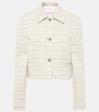 Valentino Mossi cotton-blend jacket