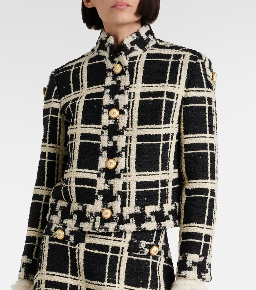 Valentino Mossi wool-blend tweed jacket