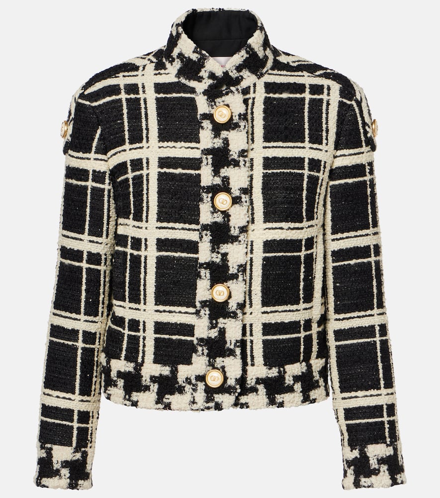 Valentino Mossi wool-blend tweed jacket