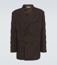 Valentino Pleated double-breasted blazer