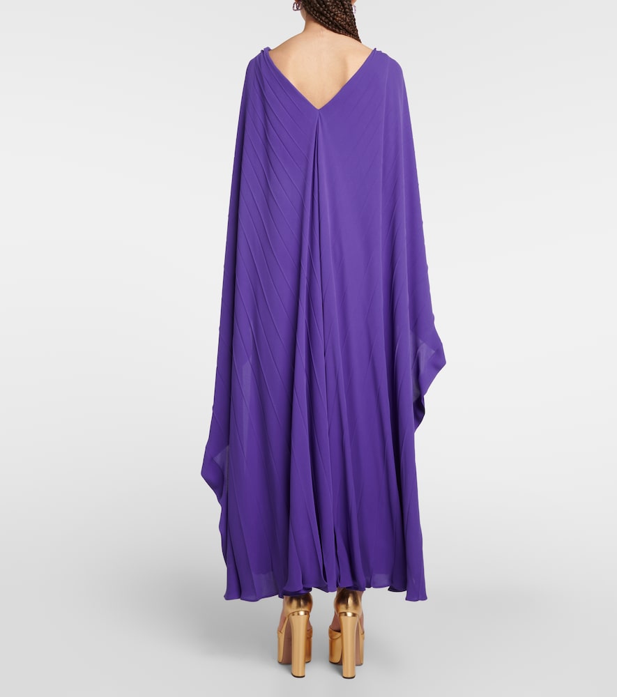 Valentino Pleated silk gown