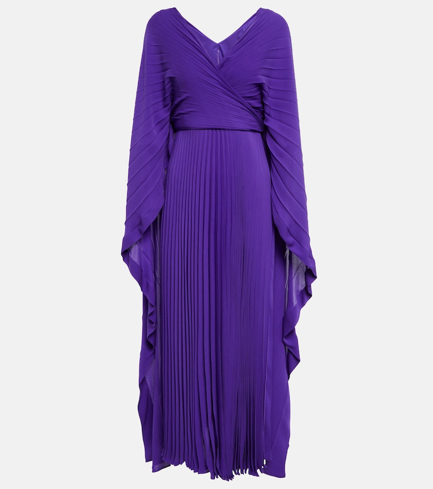 Valentino Pleated silk gown. 华伦天奴褶皱真丝礼服