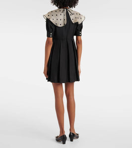Valentino Polka dot silk minidress