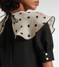 Valentino Polka dot silk minidress