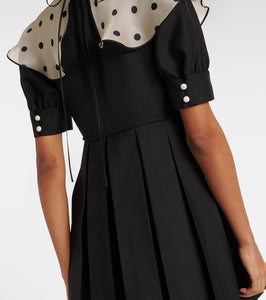 Valentino Polka dot silk minidress
