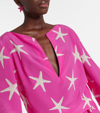 Valentino Printed silk minidress