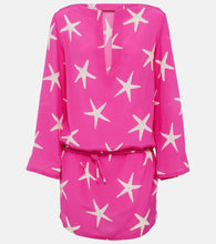 Valentino Printed silk minidress. Valentino 印花真丝迷你连衣裙