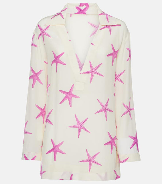 Valentino Printed silk shirt