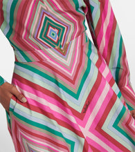 Valentino Rhombus 75 cotton poplin maxi skirt