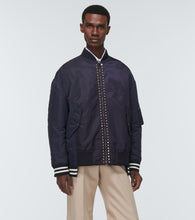 Valentino Rockstud Untitled bomber jacket