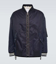 Valentino Rockstud Untitled bomber jacket