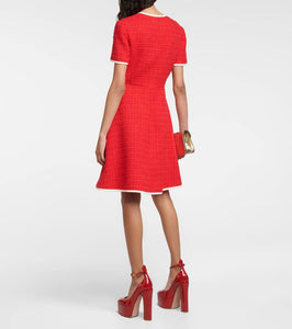 Valentino Rockstud boucl√É¬© minidress