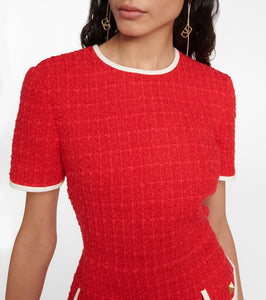 Valentino Rockstud boucl√É¬© minidress