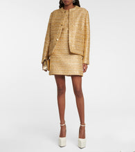 Valentino Sequined metallic tweed jacket