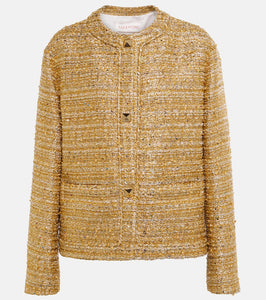 Valentino Sequined metallic tweed jacket