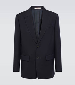 Valentino Single-breasted wool and silk blazer