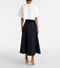 Valentino Toile Iconographe Crepe Couture midi skirt