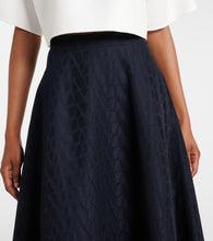 Valentino Toile Iconographe Crepe Couture midi skirt