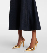 Valentino Toile Iconographe Crepe Couture midi skirt