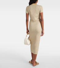 Valentino Toile Iconographe Lamé jacquard midi dress