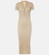 Valentino Toile Iconographe Lamé jacquard midi dress