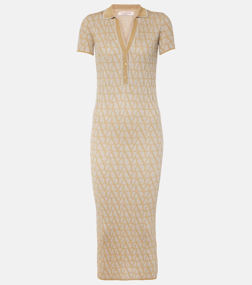 Valentino Toile Iconographe  jacquard midi dress. Valentino Toile Iconographe 提花中长连衣裙