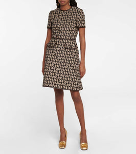 Valentino Toile Iconographe jacquard minidress