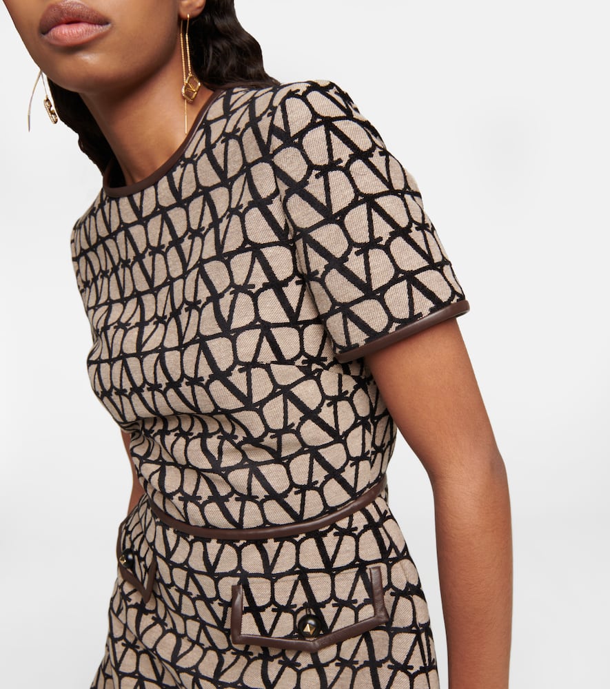 Valentino Toile Iconographe jacquard minidress