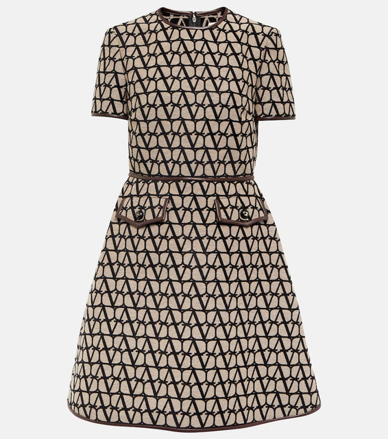 Valentino Toile Iconographe jacquard minidress