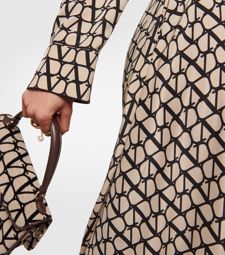 Valentino Toile Iconographe silk maxi dress