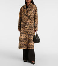 Valentino Toile Iconographe wool and silk coat