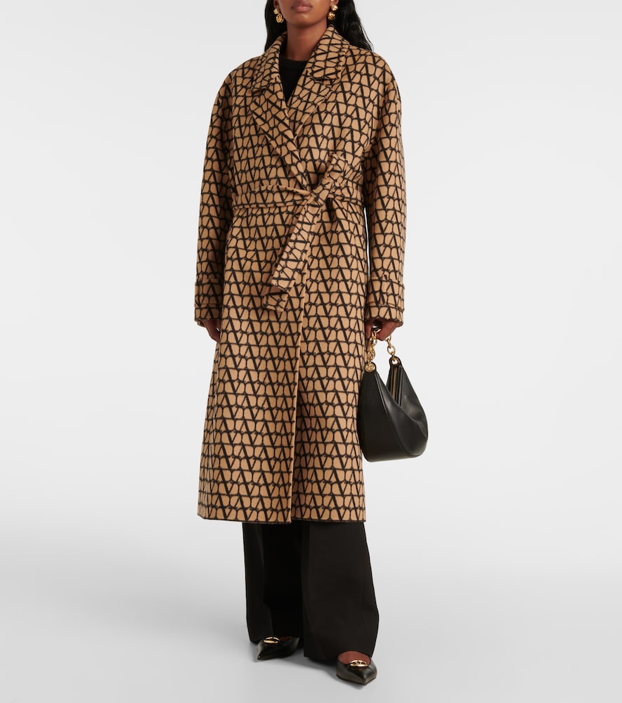 Valentino Toile Iconographe wool and silk coat