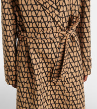 Valentino Toile Iconographe wool and silk coat