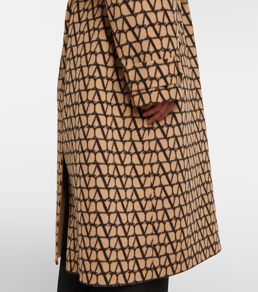 Valentino Toile Iconographe wool and silk coat