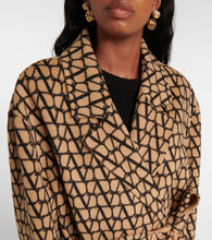 Valentino Toile Iconographe wool and silk coat