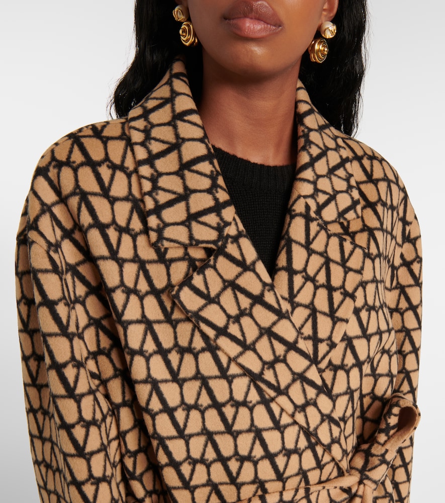 Valentino Toile Iconographe wool and silk coat